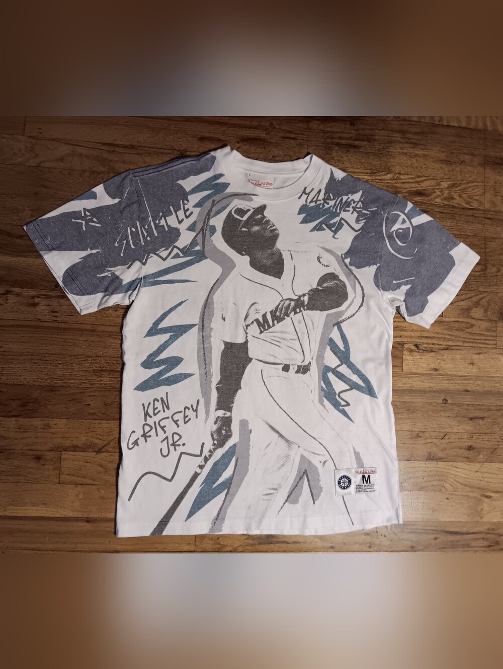Seattle Mariners Ken Griffey Jr AOP t-shirt MLB baseball seahawks sonics kraken